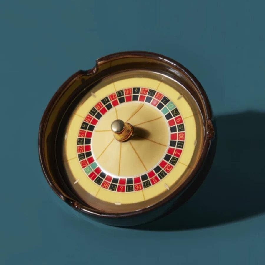Russian Roulette Ceramic Ashtray