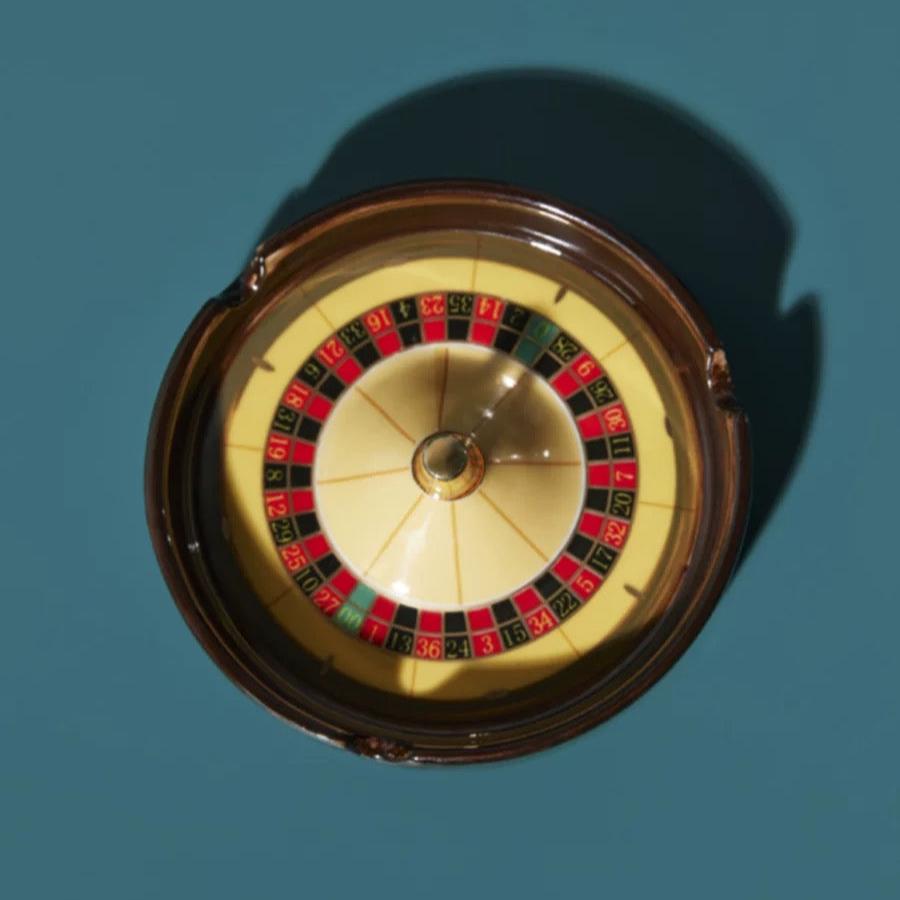 Russian Roulette Ceramic Ashtray