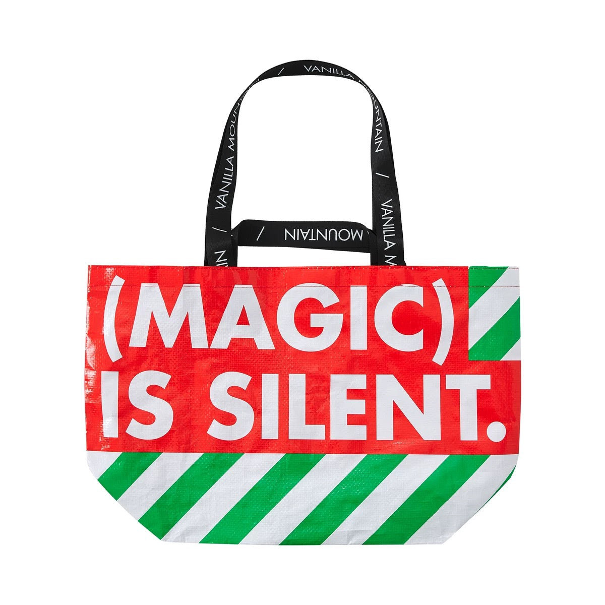 Vanilla Mountain Large Capacity PP Woven Laminated Tote Bag