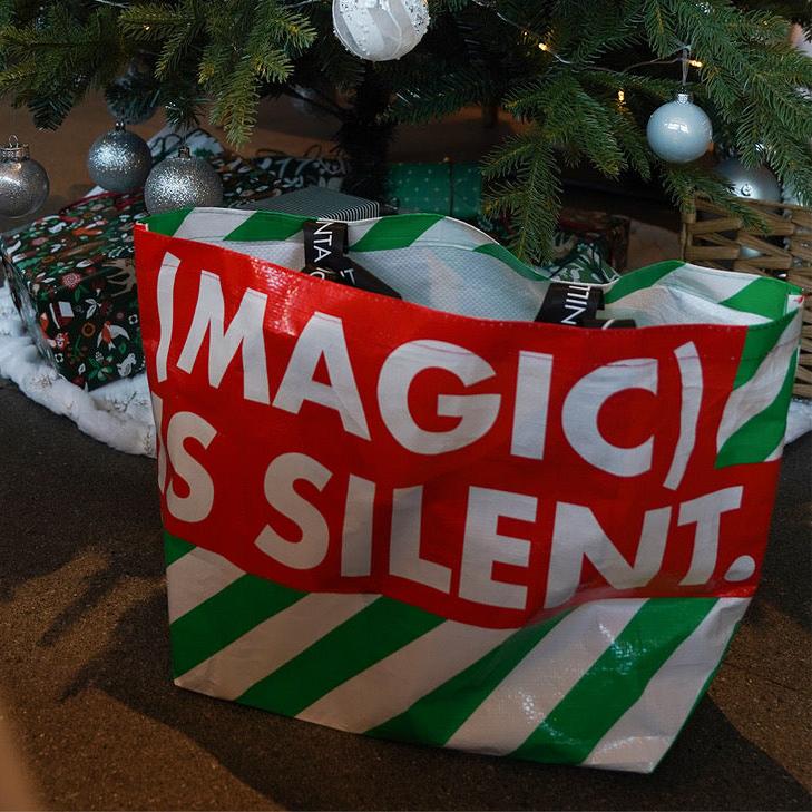 Vanilla Mountain Large Capacity PP Woven Laminated Tote Bag