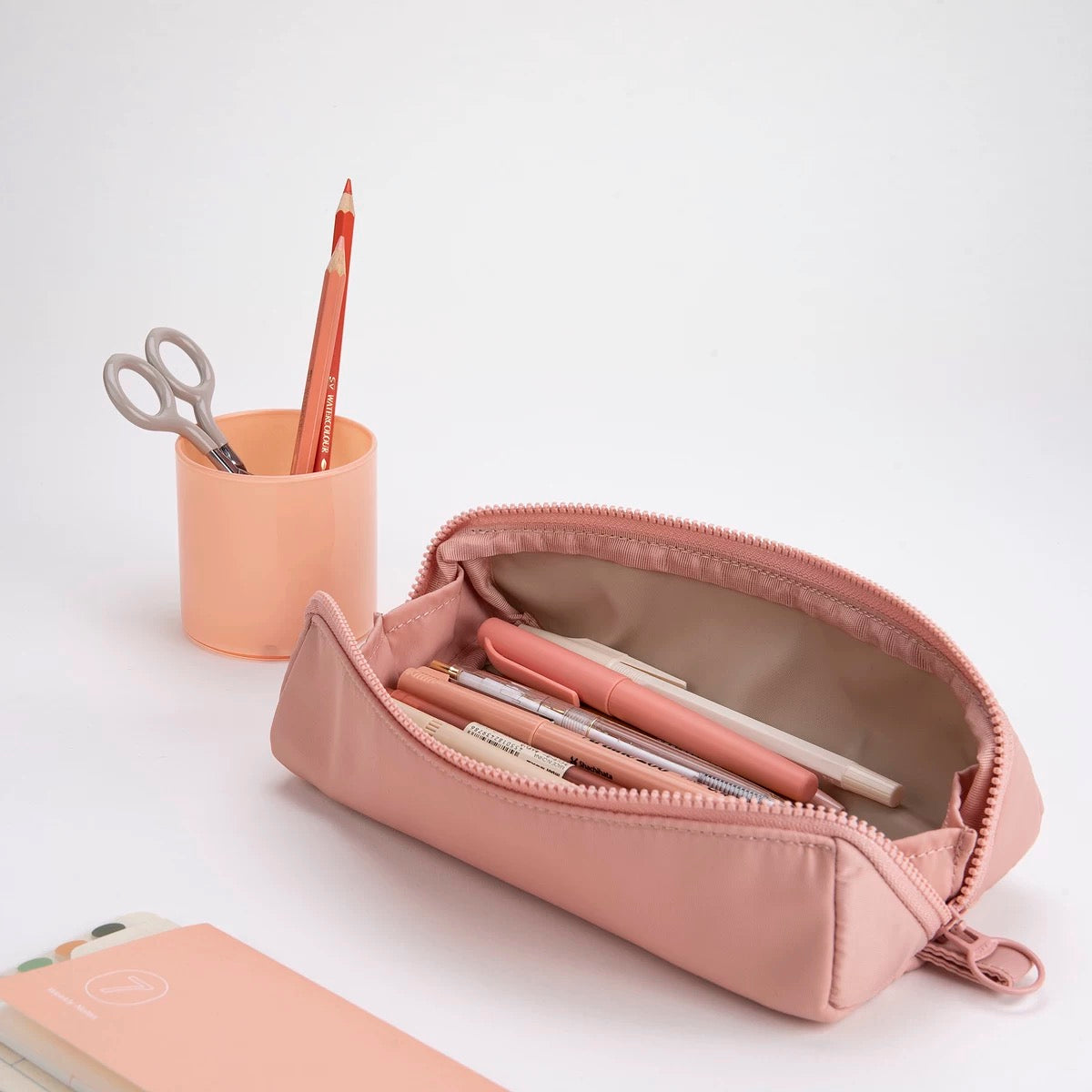 Large capacity multi-purpose pencil pouch
