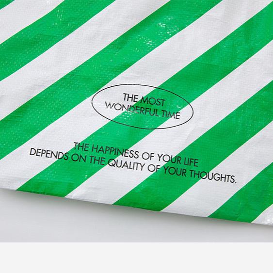 Vanilla Mountain Large Capacity PP Woven Laminated Tote Bag