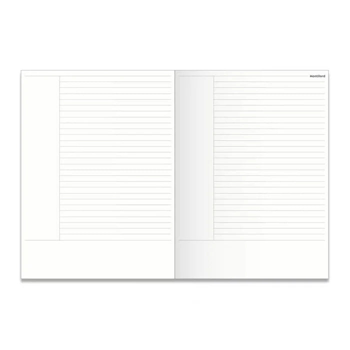 Montilord Cornell Notes Lined Notebook B5 Paperback Bullet Journal