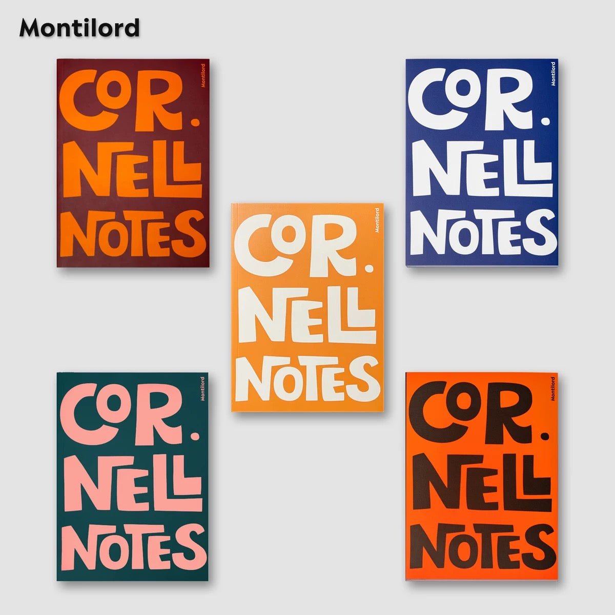 Montilord Cornell Notes Lined Notebook B5 Paperback Bullet Journal