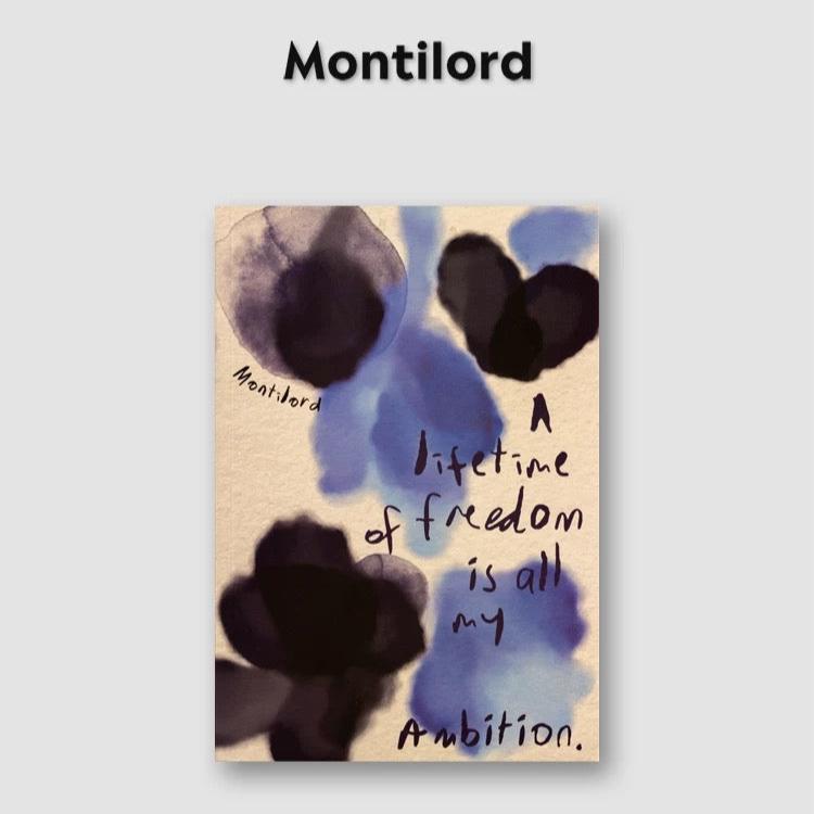 Montilord Lined Notebook B5 Colorful Paperback