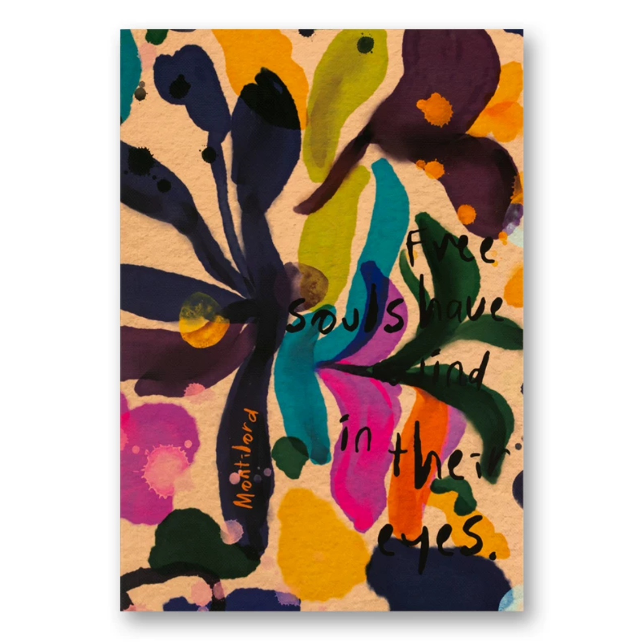 Montilord Lined Notebook B5 Colorful Paperback
