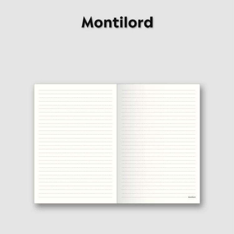 Montilord Lined Notebook B5 Colorful Paperback