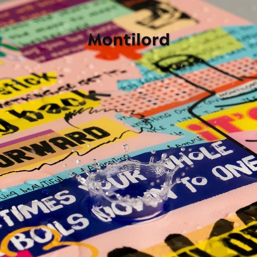 Montilord Lined Notebook B5 Colorful Paperback