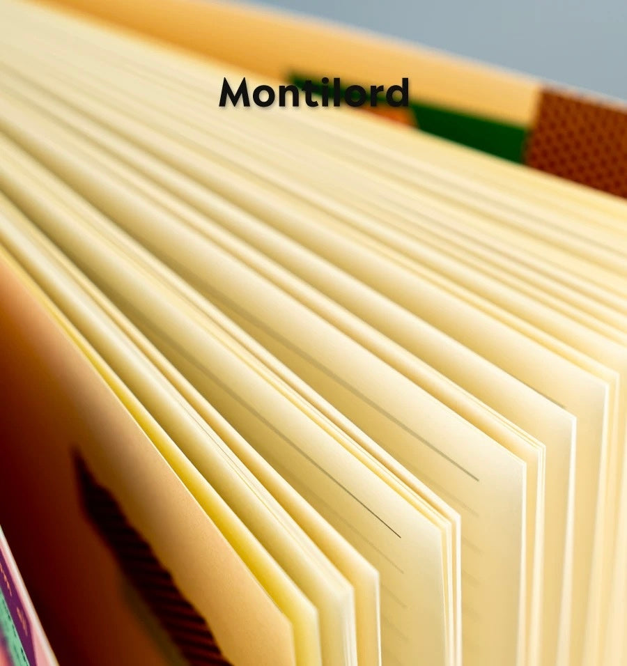 Montilord Lined Notebook B5 Colorful Paperback