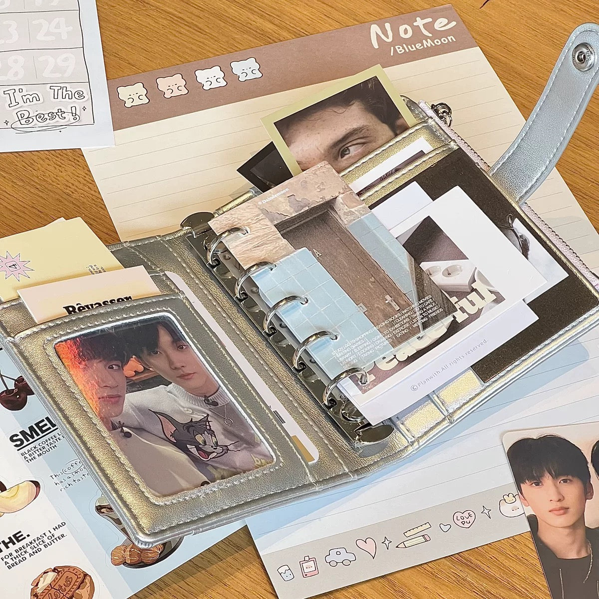 Women's Card Wallet with 40-page Pocket Diary