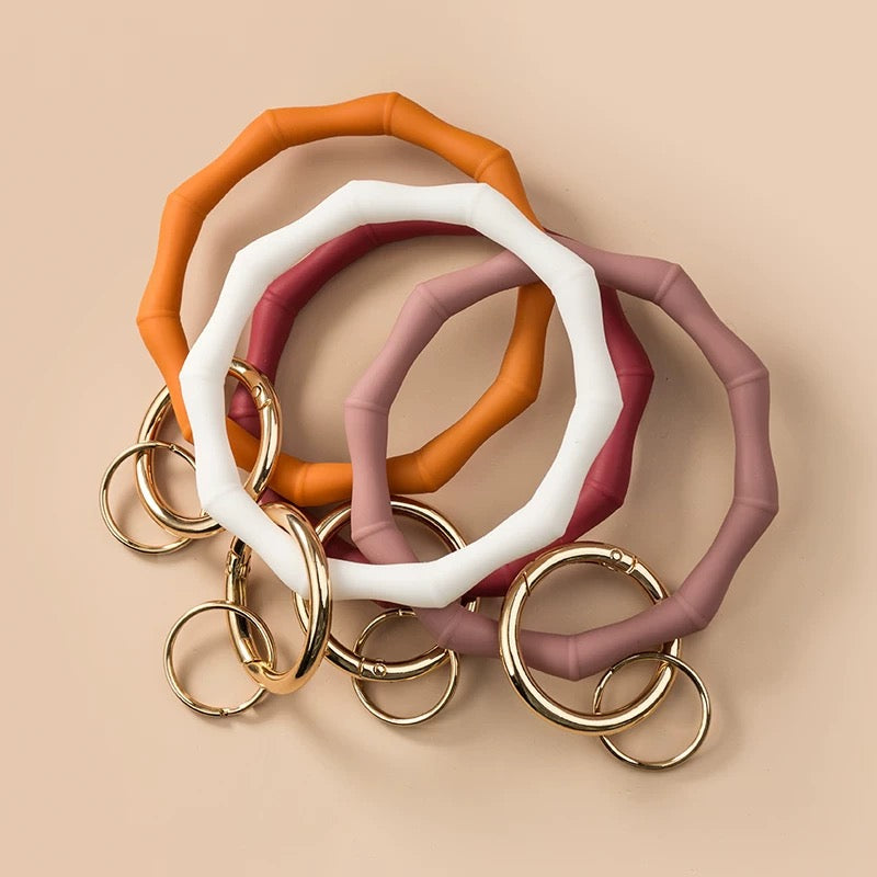 Silicone Bangle Phone / Key Holder