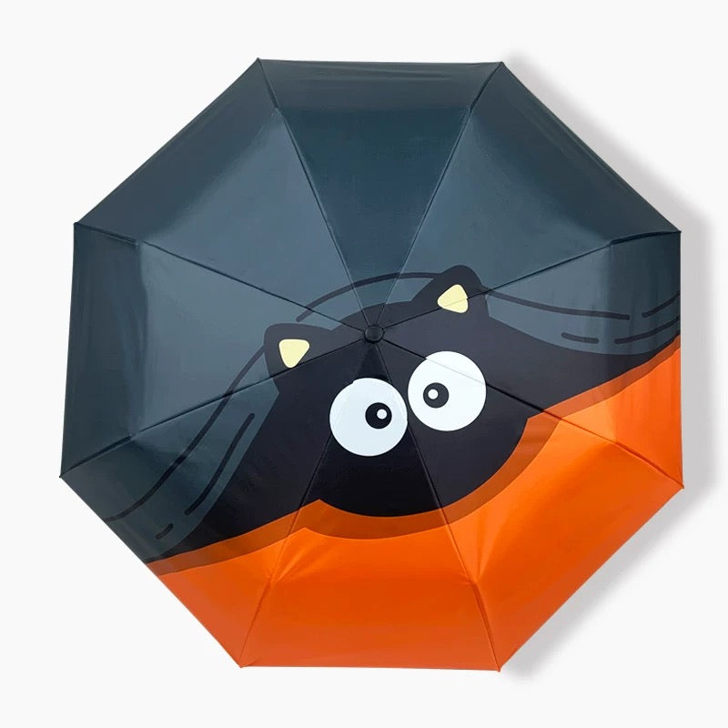 Peekaboo Panther Printed Autofold All Season Umbrella