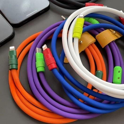Neon Charging Cable for Mobile Devices (PD) Power Delivery - Universal Type-C