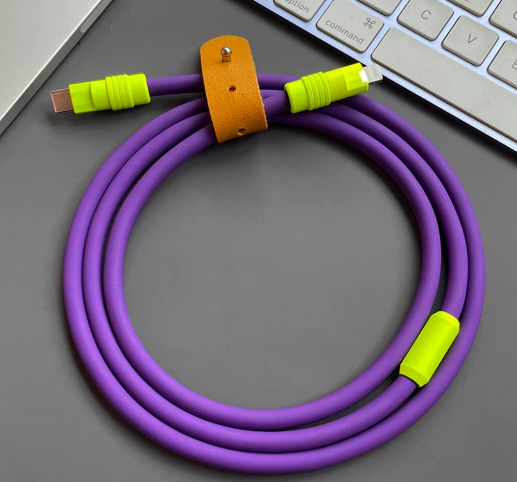 Neon Charging Cable for Mobile Devices (PD) Power Delivery - Universal Type-C