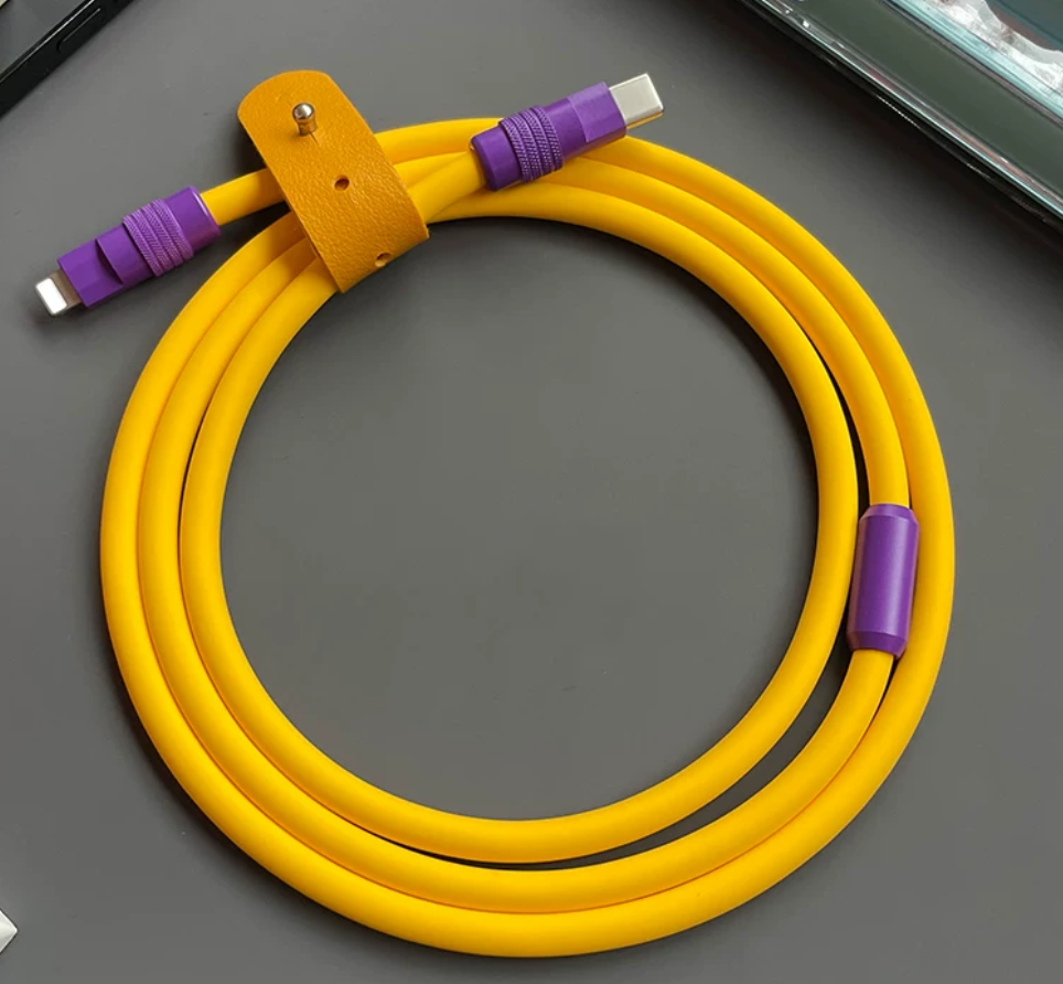 Neon Charging Cable for Mobile Devices (PD) Power Delivery - Universal Type-C