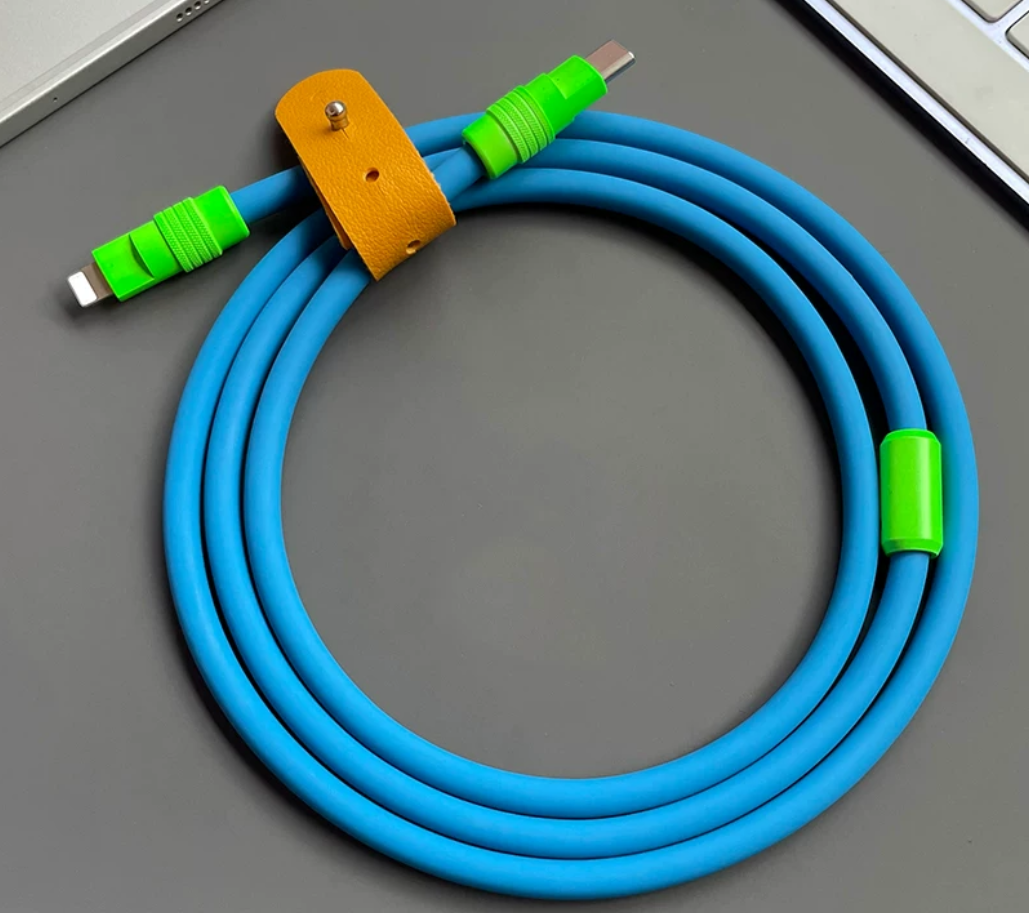 Neon Charging Cable for Mobile Devices (PD) Power Delivery - Universal Type-C