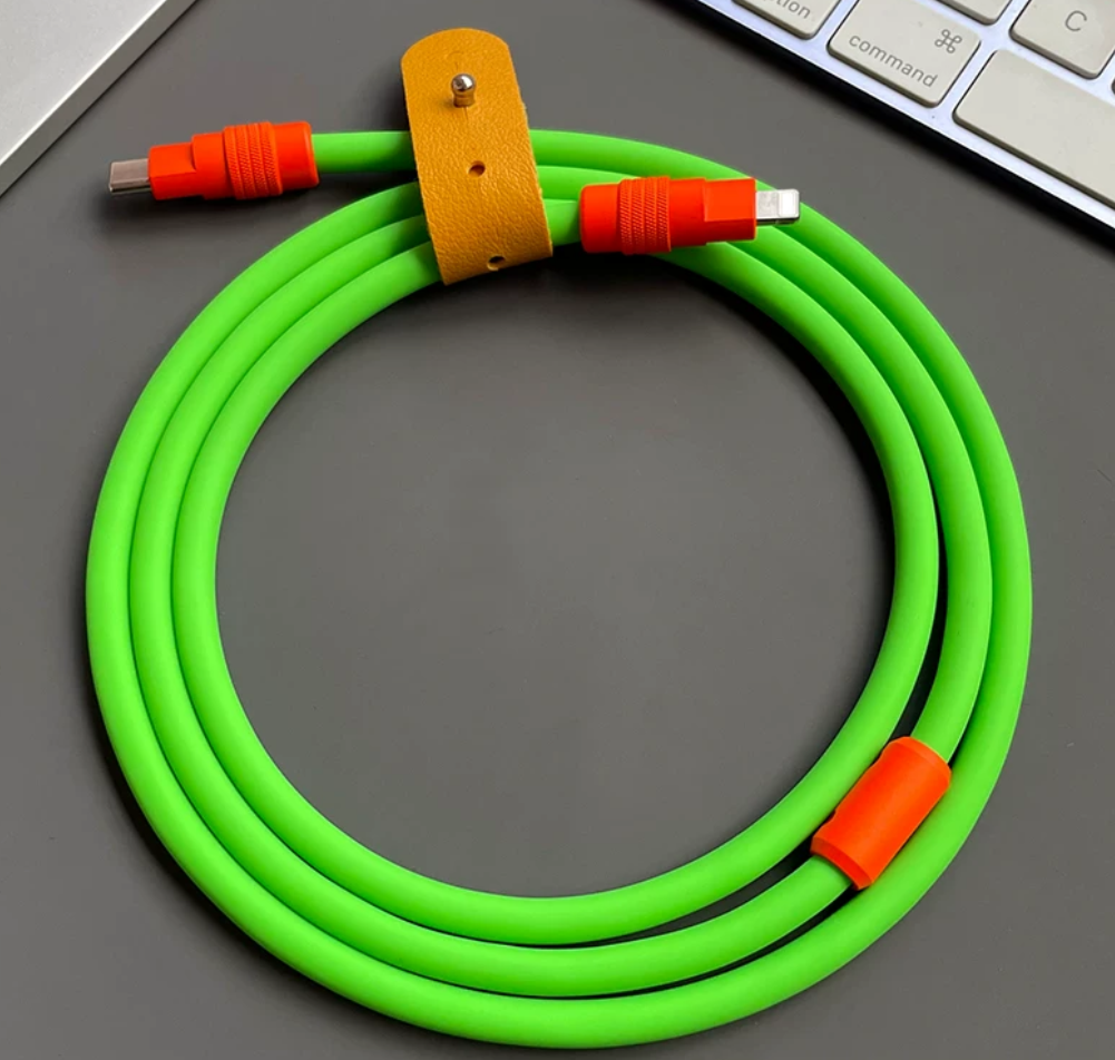 Neon Charging Cable for Mobile Devices (PD) Power Delivery - Universal Type-C