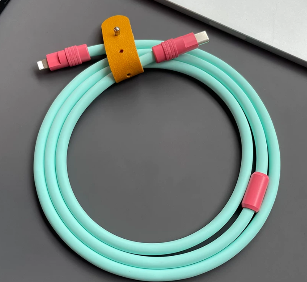 Neon Charging Cable for Mobile Devices (PD) Power Delivery - Universal Type-C