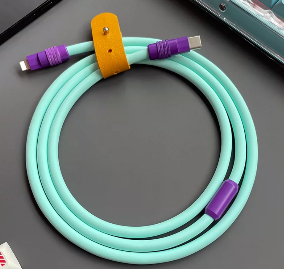Neon Charging Cable for Mobile Devices (PD) Power Delivery - Universal Type-C
