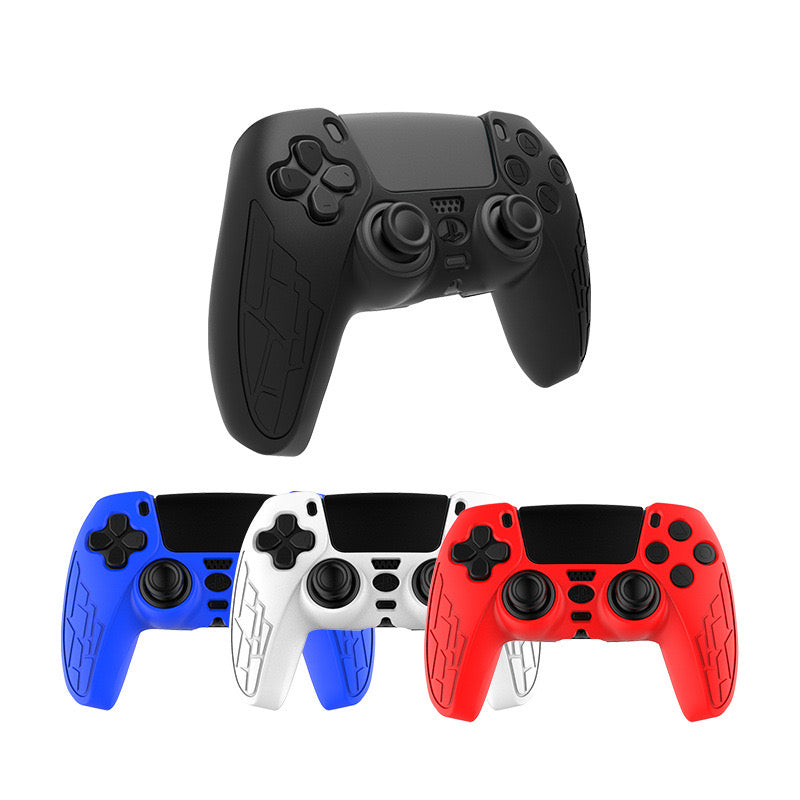 PS5 Silicone Cover Case for PS5 Controller, Anti Slip Protective Sleeve Skin Compatible for Play/Station 5 Controller (Black) Accessories