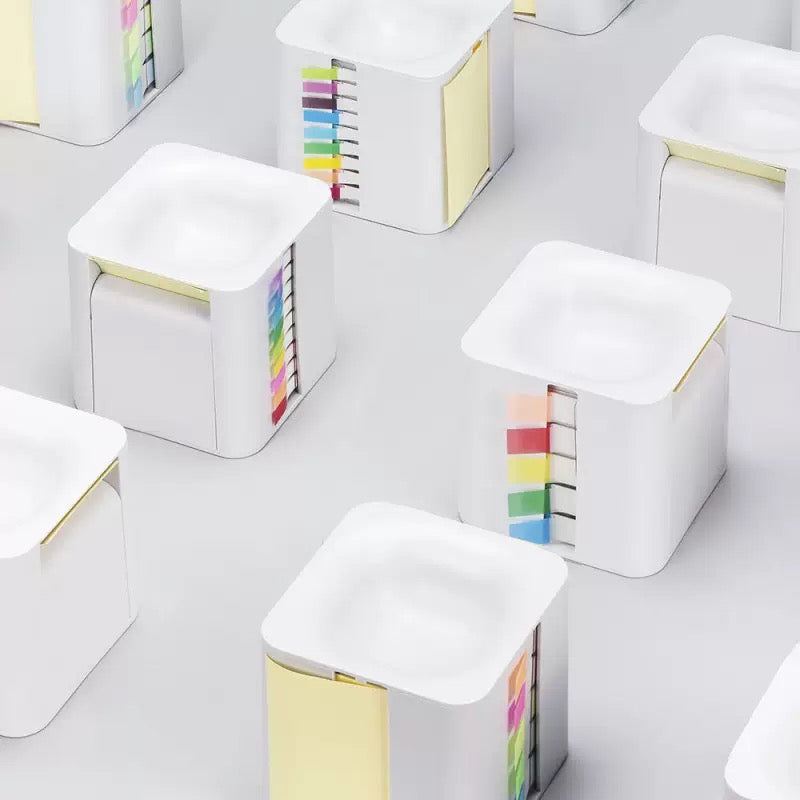 DeskMate™ 5-in-1 Sticky Note Dispenser – Your All-in-One Desk Essential