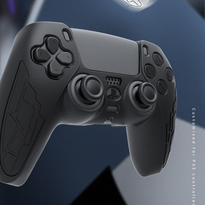 PS5 Silicone Cover Case for PS5 Controller, Anti Slip Protective Sleeve Skin Compatible for Play/Station 5 Controller (Black) Accessories
