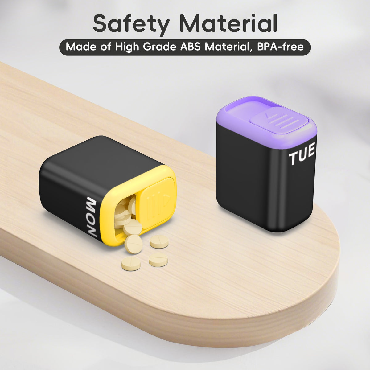 7-Day Detachable Daily Pill Organiser with Checkbox