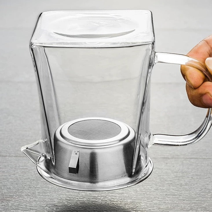 Lead-free Glass Teapot