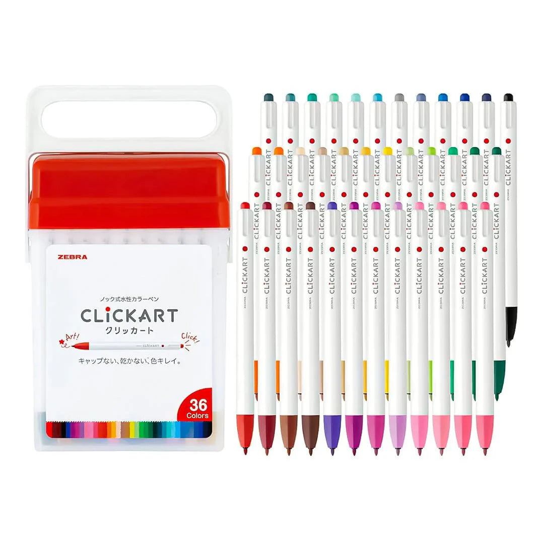 Zebra Clickart Water-Based Pen Set