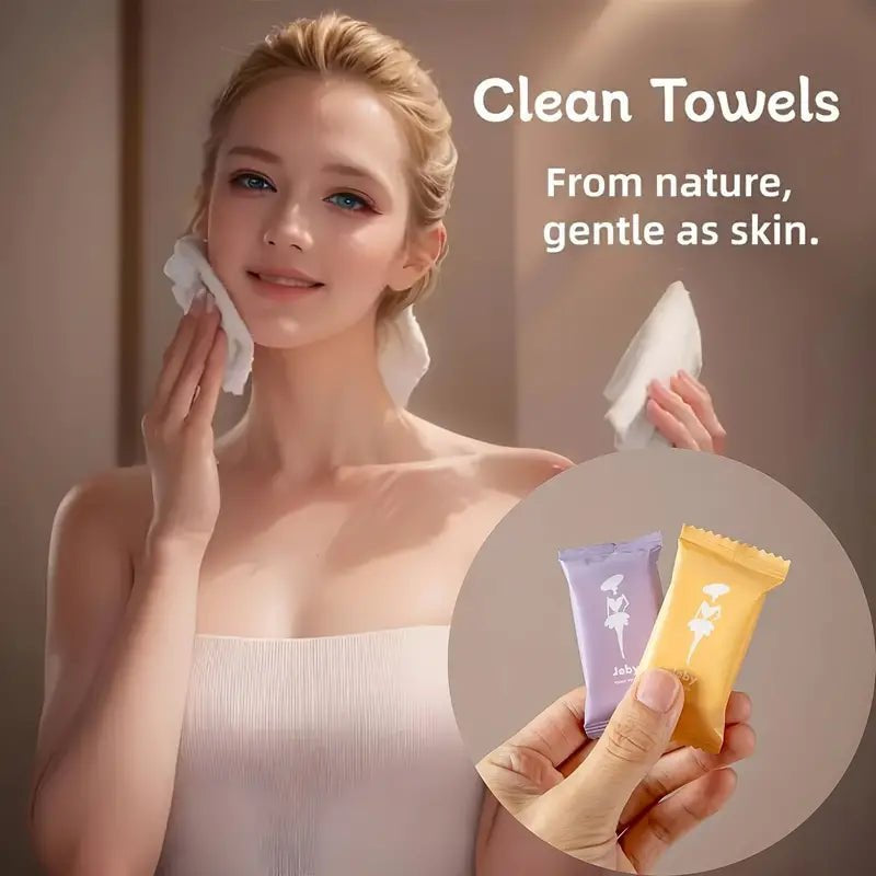 Compressed Towels Hand Towel (Pack of 14)