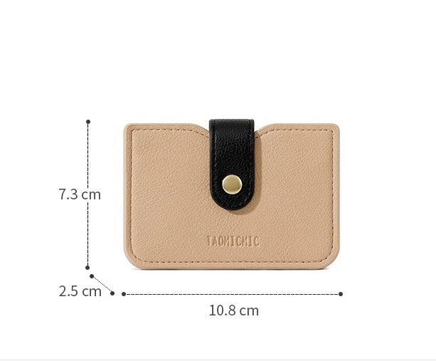 TAOMICMIC Card Wallet with 5 Compartments