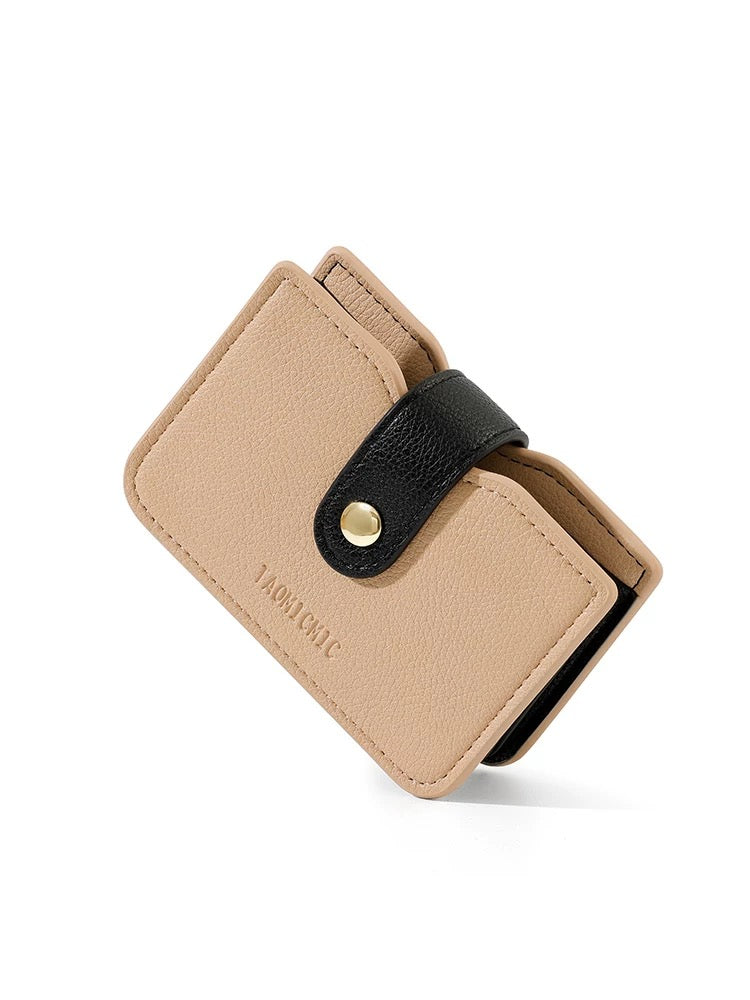 TAOMICMIC Card Wallet with 5 Compartments