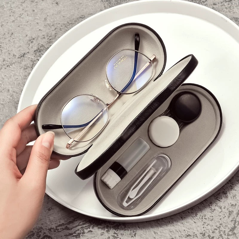 2-in-1 Case for Spectacles and Contact Lens