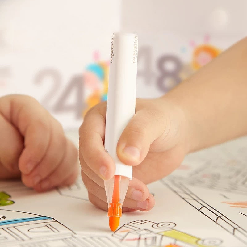 MiDEER 96.5% Washable Non-Toxic Watercolour Markers
