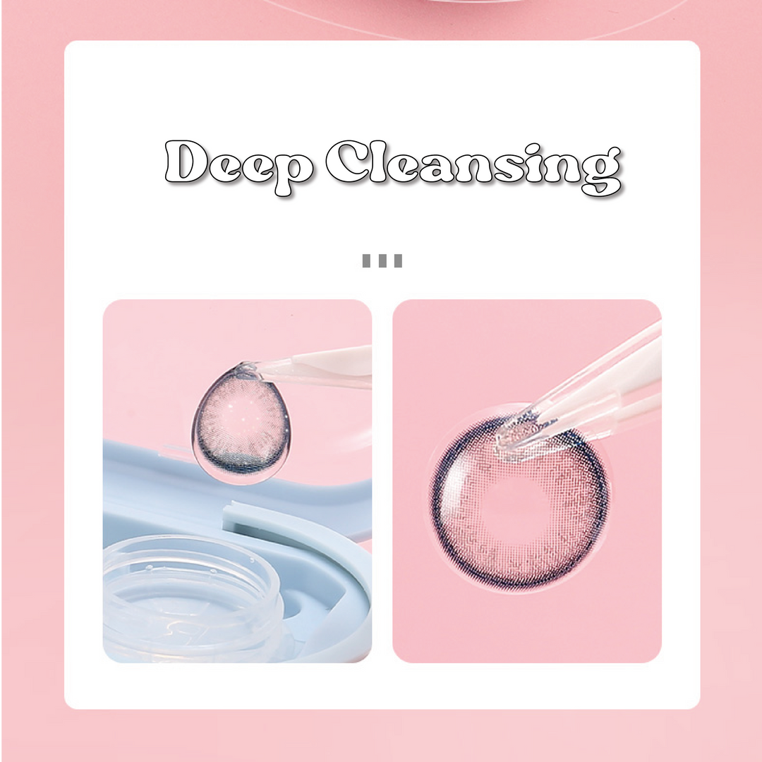 Ultrasonic Contact Lens Cleaner and Storage Case