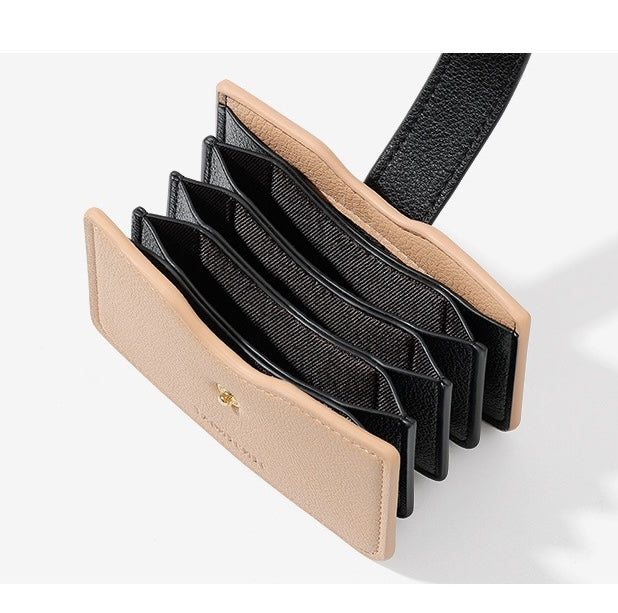 TAOMICMIC Card Wallet with 5 Compartments