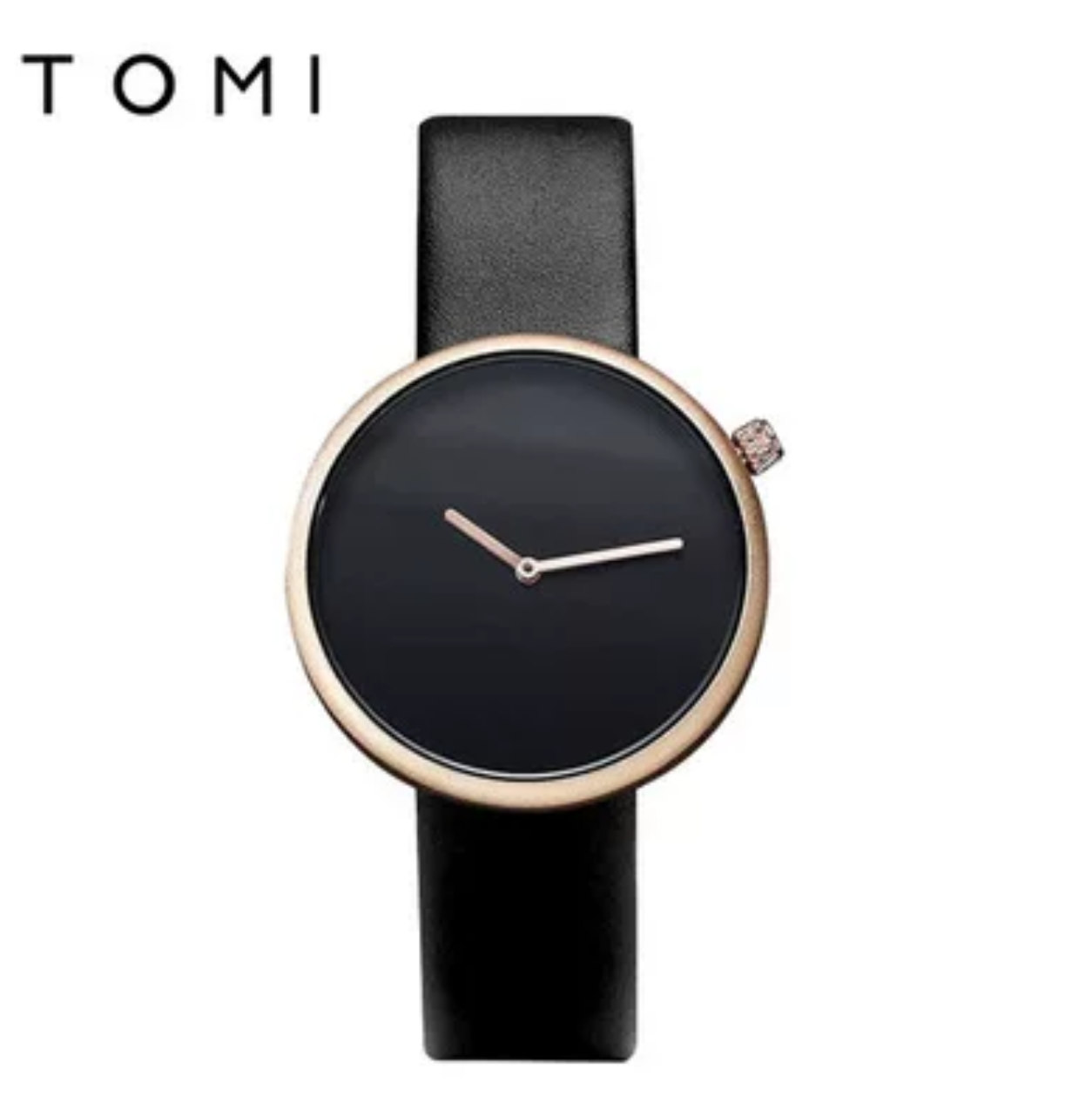 TOMI T-078 Unisex Casual Round Dial Quartz Wrist Watch