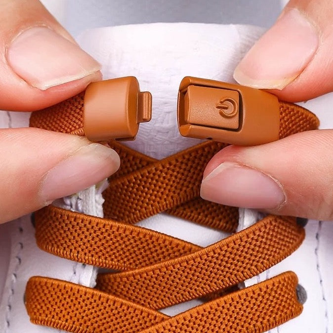 Press-Lock Shoelaces