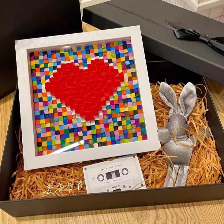 DIY Pixel Art Mosaic Building Blocks