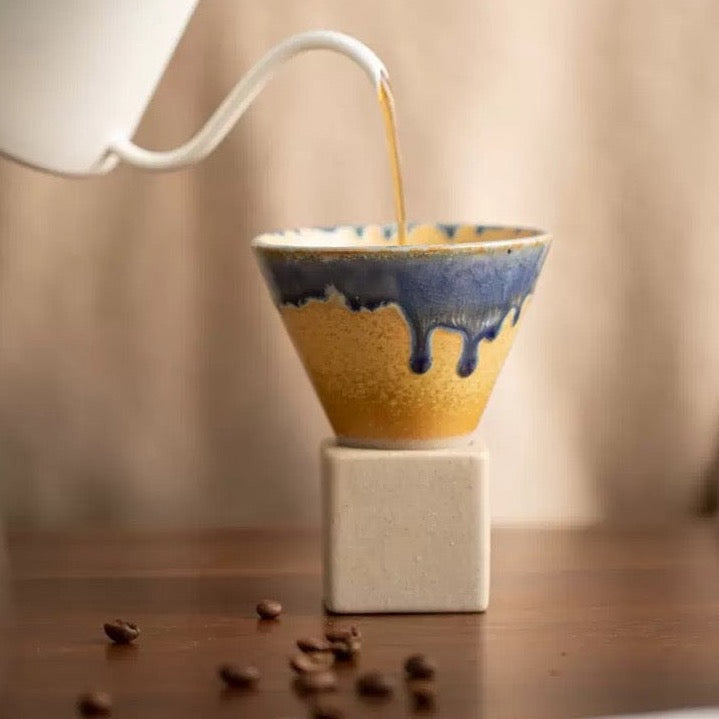 Conical Coffee Mugs with Stand