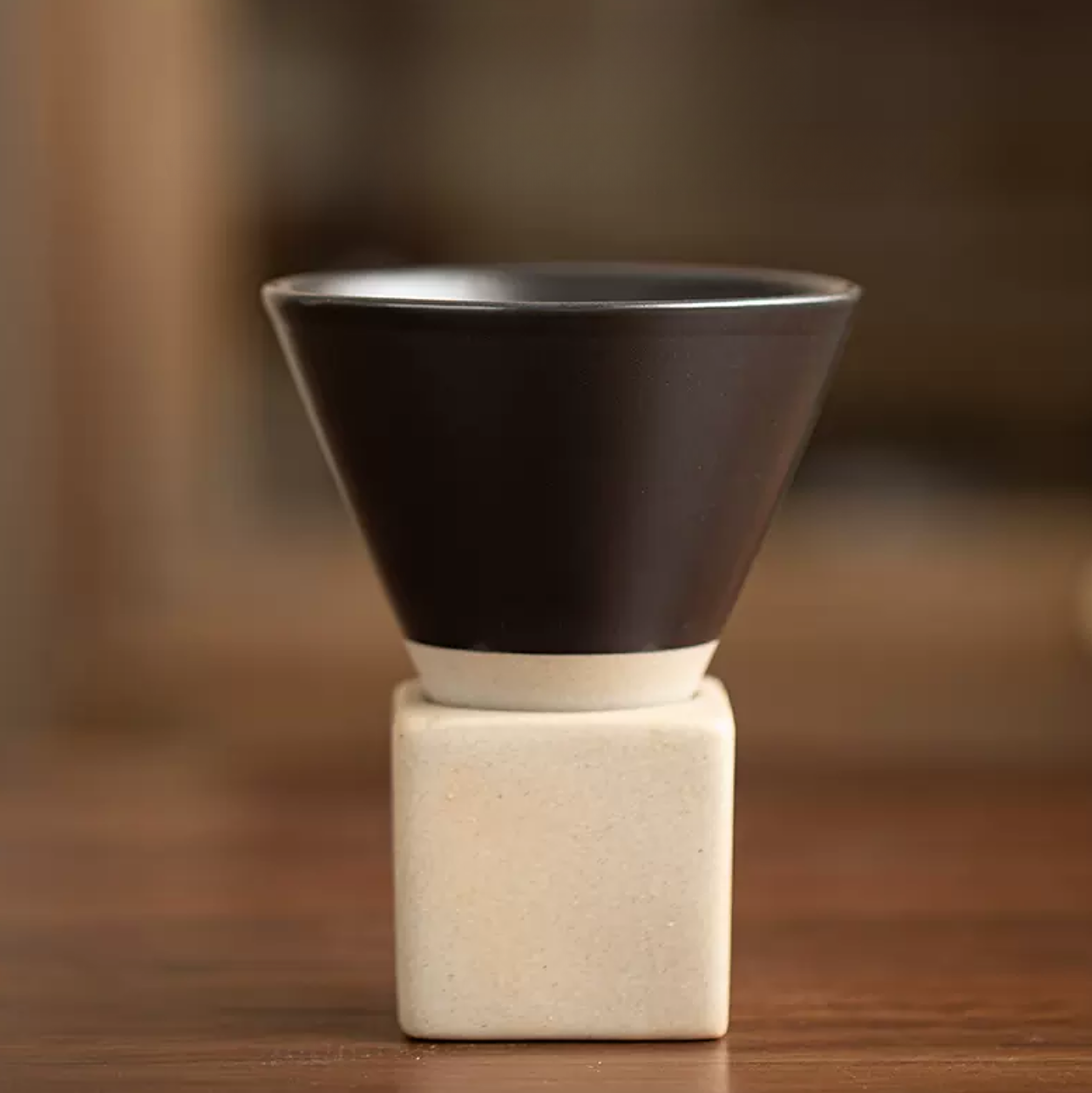 Conical Coffee Mugs with Stand