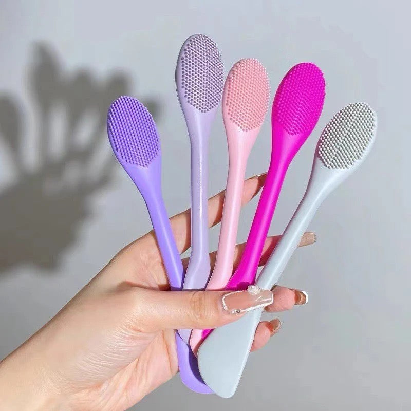 Silicone Dual end face mask applicator tool