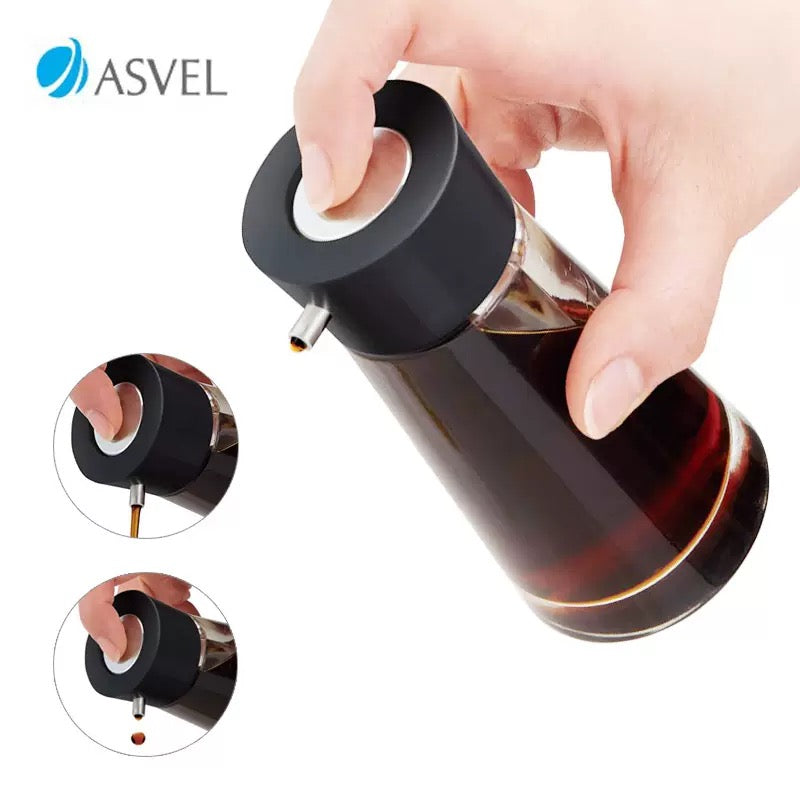 ASVEL Japan One Push Soy Sauce Glass Dispenser