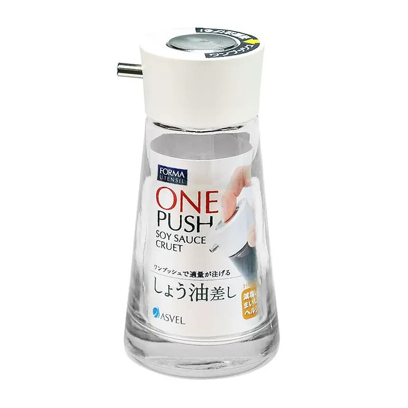 ASVEL Japan One Push Soy Sauce Glass Dispenser