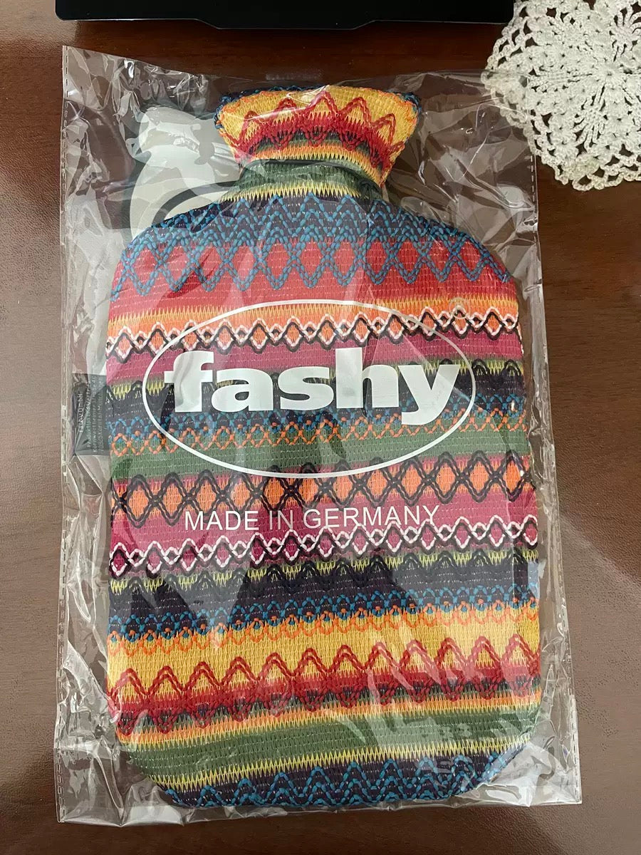 FASHY Hot Water Bag with Knitted Cover