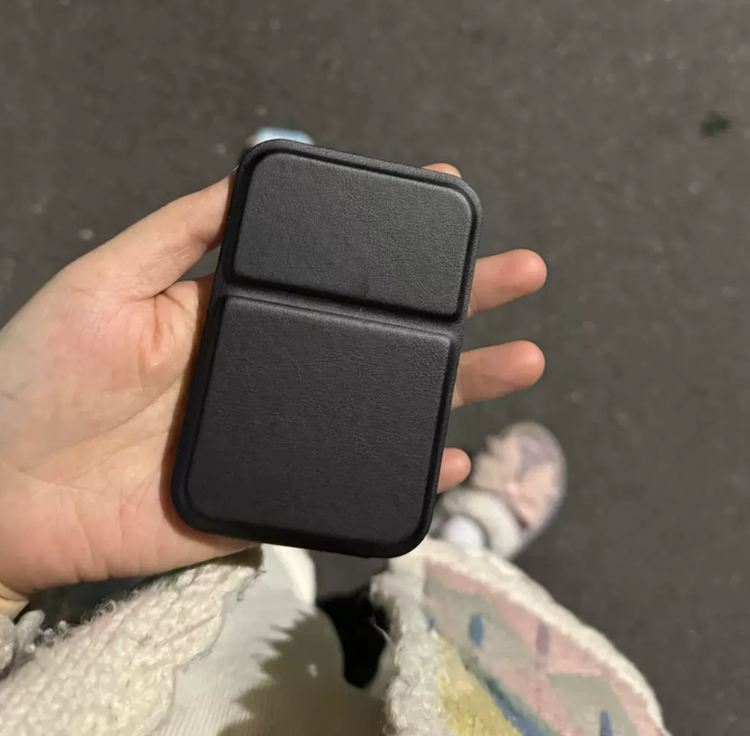 Foldable Rectangular Handheld Make up Mirror (with stand)