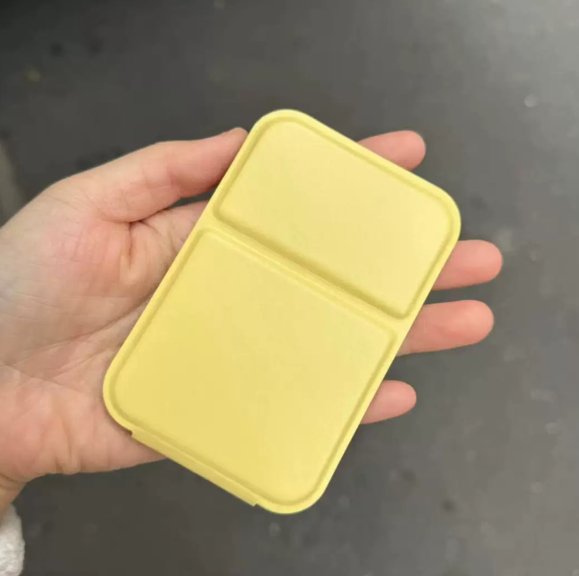 Foldable Rectangular Handheld Make up Mirror (with stand)