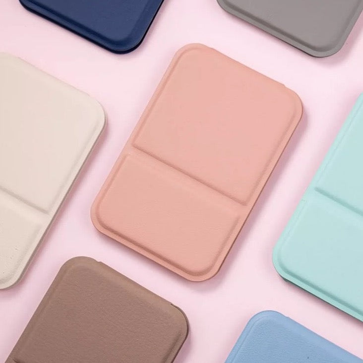 Foldable Rectangular Handheld Make up Mirror (with stand)