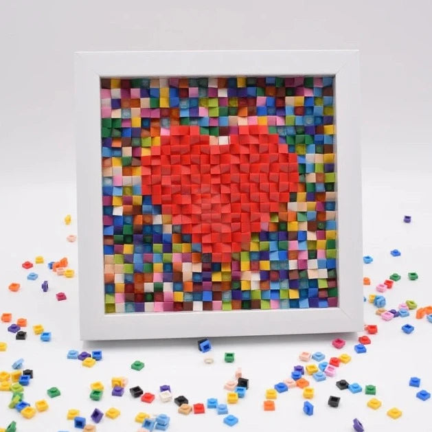 DIY Pixel Art Mosaic Building Blocks