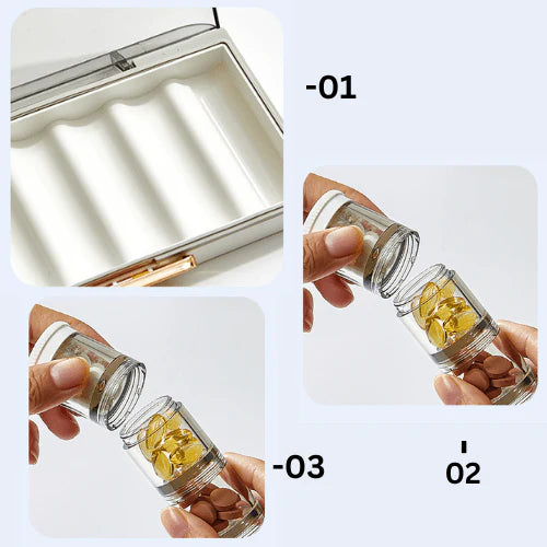 Multipurpose Travel Organiser for Medicines or Small Jewellery etc.